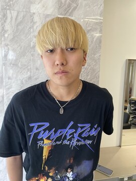 エイト 神戸三宮店(EIGHT) 【EIGHTKobe三宮店】島本  K O M 金髪オシャマッシュ