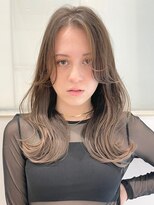 トルネード(TORNADO) 韓国風へア 外国人風へア くびれヘア グレージュブラウンM0906