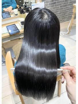 プラグ バイ ネオリーブ(plug by neolive) 前髪×髪質改善 [髪質改善/縮毛矯正/レイヤーカット]韓国J