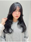 韓国/韓国ヘア/レイヤー/艶/ツヤ/艶髪/髪質改善カラー