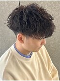 波巻きスパイラルパーマメンズパーマメンズマッシュ群馬県太田市