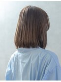 華やかミディボブ