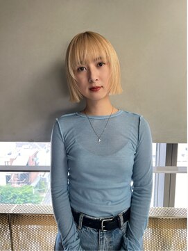 ブローチ 表参道(broocH) ミニボブ /ボブ/レイヤーボブ外ハネボブ/顔まわりカット/表参道