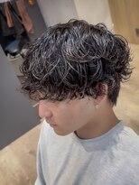 メンズサロン ガウディ 三宮店(men's salon Gaudi) シャドウパーマ×メンズツーブロックミディアムマッシュウルフ