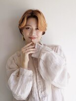 ヘアサロン セロ(Hair Salon SERO)&nbsp;【セロ姫路】センターパート_ハンサムショート