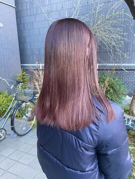 アリ 葛西店(ALi) レッドブラウン|葛西髪質改善|葛西縮毛矯正|葛西白髪ぼかし