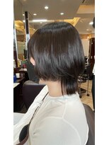 キャラ 池袋本店(CHARA) サイド短めがカワイイ！ウルフカット＆縮毛矯正【ウルフ/大村】