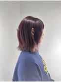 ブリーチなしダブルカラーカシスピンク
