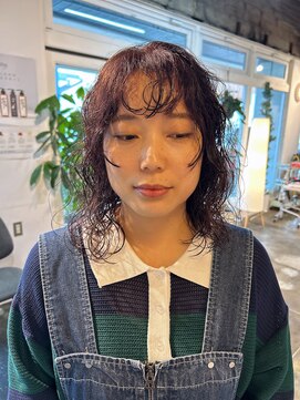 ファンファンバイルー 岐阜(fan fun by Rooo) 岐阜パーマミディアムパーマ