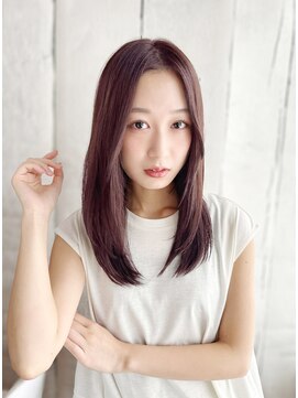 シャンティ 目白(SHANTi) ミディアムスタイル×深み暖色カラー