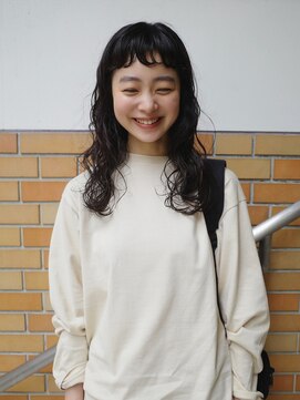 パプレ(PAPRE) ショートバングロングパーマ