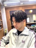 シャドウパーマ/津田沼/メンズパーマ/学割U24/ブリーチ/カラー