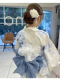 浴衣ヘア