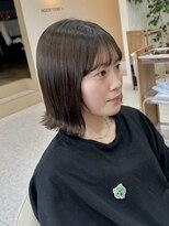 ラヴィズム 松崎店(LUVISM)&nbsp;韓国/顔周りレイヤー/おくれ毛/ベージュ/ダブルカラー/東区/松崎