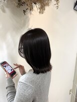 シルエット 美容室&nbsp;ダーク　ラベンダーグレージュ　八戸20代　30代　40代