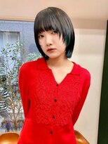 ロマリア(Lomalia)&nbsp;ショートボブ[表参道/原宿/ダブルカラー/ケアブリーチ/縮毛矯正]