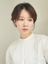 インセプション 銀座(INCEPTION)&nbsp;前下がりショート・ボブ/パーマ/前髪なし/30代/40代/50代/長め