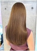 細めハイライト×髪質改善トリートメント
