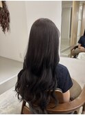 暗髪グレージュ