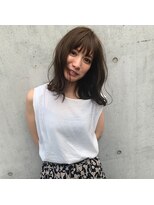 カーム(calm) ダークパープル/ナチュラルショート/ミルクブラウン/夏/鹿島田