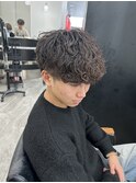 シャドウパーマ　静岡駅　メンズパーマ