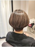 大人の似合わせショートボブカットスタイル