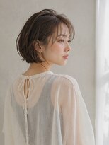 ドット ヘアー(dot.hair) 上品ボブ/耳かけアレンジ/横顔美人