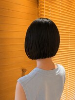 オーガニックエコ 川越(organic+eco)&nbsp;10代20代かわいい切りっぱなしボブカット　秋　ブリーチなし