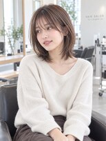 ライクバイコトナ 越谷(RIKE by kotona)&nbsp;レイヤーボブ髪型20代30代40代50代前髪あり前髪なし面長丸顔越谷