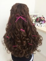 ヘアーセットサロン ピンキー(Hairset Salon Pinky)&nbsp;Pinky☆華やかリボンちゃん