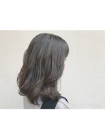 ラグジー(Luxy HAIR RESORT) Smoky blue gray+3D highlights【奈良市新大宮】 