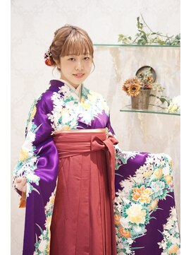 ネオリーブソラ 相模大野店(Neolive sola) 卒業式袴着付けヘアセットメイク 【sola:neolive 相模大野店】