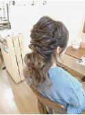 カジュアルハーフアレンジ【ヘアアレンジ/立川/浴衣/立川/袴】