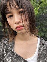 ボブ×インナーカラー