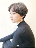 マッシュショート/グレーベージュ/イメチェンヘアスタイル