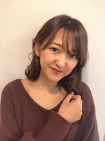 アローラ 三軒茶屋(Allora) 大人×かわいい×シースルー×ミディアム