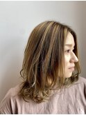 3Dハイライトのミディアムスタイル☆