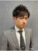 ビジネス×ツーブロック<理容室>立川/美容院/美容室/床屋/メンズ