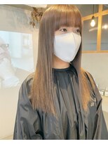 ロング/まろやかシナモンベージュ