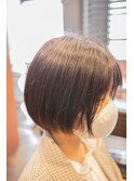 多毛硬毛でもOK夏ショートボブ