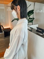 サーリー(SURLY)&nbsp;切りっぱなしボブ縮毛矯正酸性ストレートオリーブ中性ストレート