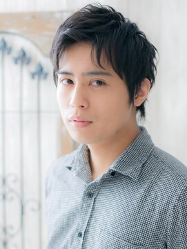 トニーアンドガイメン ホテル京阪仙台店(TONI&GUY MEN) ナチュラル＆クールなアッシュブラック束感ショートe仙台