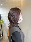 大人女性ウルフカット