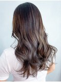 ハイライトグラデーショングレージュ_ショコラアッシュ_ba409391