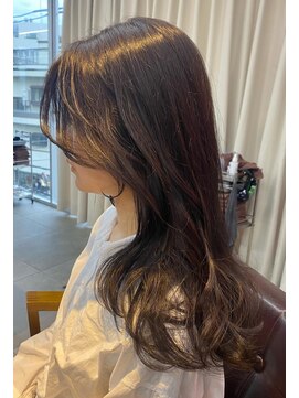 ザコーストバイネオリーブ 辻堂店(The coast by neolive) マロンベージュ レイヤーカット