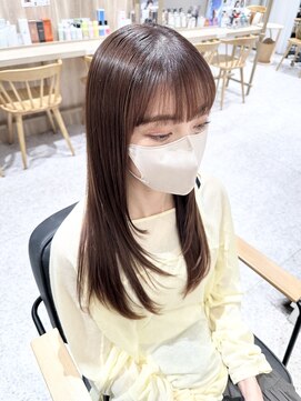 ゼストソエル(ZEST soell) 髪質改善トリートメントでさら艶レイヤースタイル