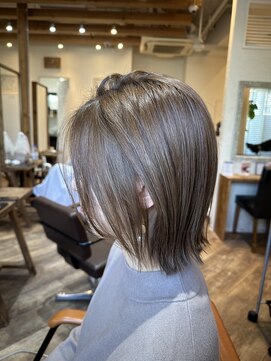 ヘアリゾート バルボア アイランド(hair resort Balboa Island) 大人ニュアンスボブ×グレージュカラー