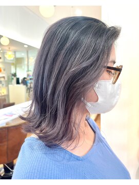 コワファースト  させぼ五番街店(COIFF1RST) バレイヤージュ×グレージュ