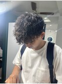 メンズパーマ 波巻き♪