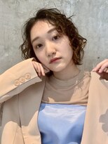 エト 梅田(eto)&nbsp;ボブスタイルのくるくるパーマ